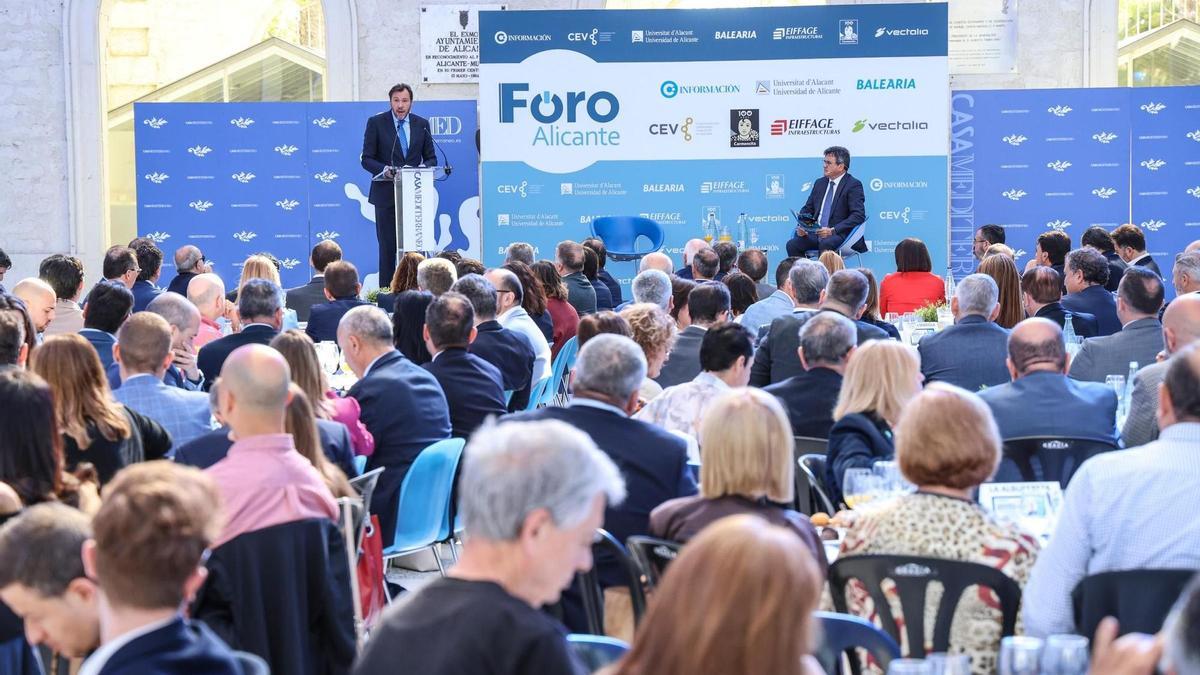 Así ha sido el Foro Alicante con el ministro Óscar Puente
