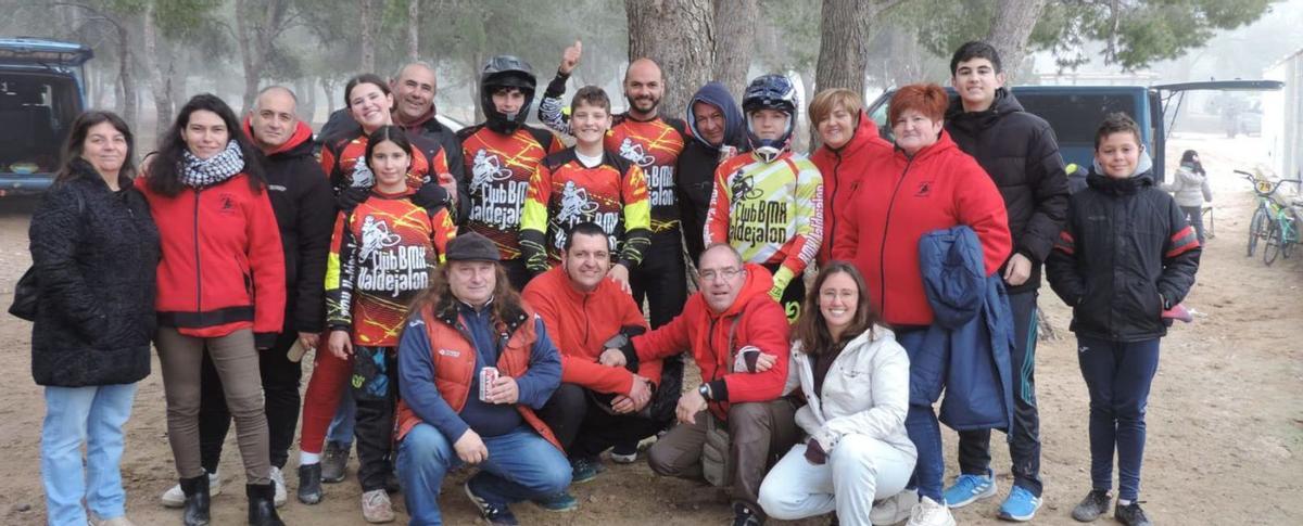 El Club BMX Valdejalón comenzó la temporada disputando la carrera de San Valero de Zaragoza. | SERVICIO ESPECIAL
