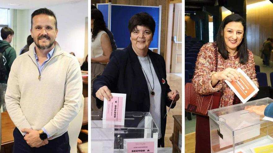 Carmen García Mateo y Belén Rubio se disputarán el Rectorado de la UVigo en una segunda vuelta