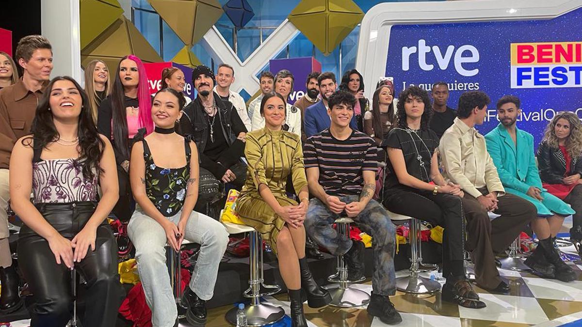 Roda de premsa del Benidorm Fest 2023: TVE presenta els 18 aspirants