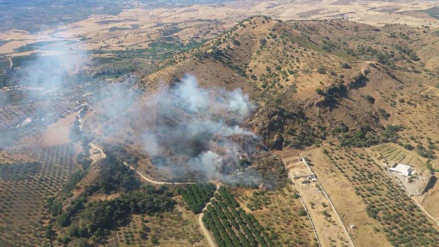 Extinguido el incendio de Coín