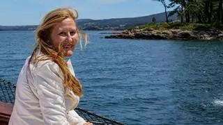 Luz Gabás en Arousa: «Hace falta más cine histórico en España, pero cuando doy la tabarra me dicen que es muy caro»