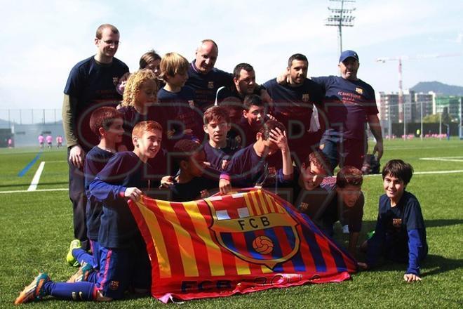 El Alevín A del FC Barcelona, campeón de Liga