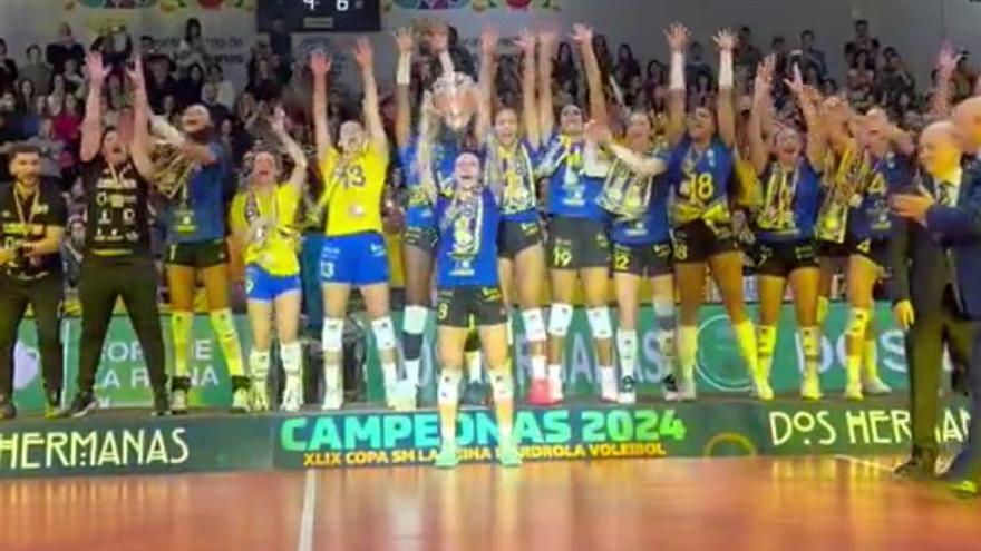 El CV Hidramar se hace con su primera Copa de la Reina