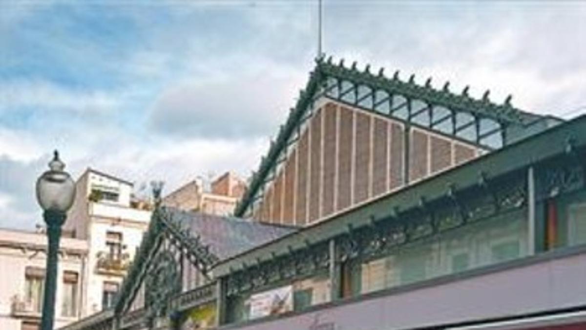 Fachada 8 El mercado de la Llibertat se inauguró en 1888.