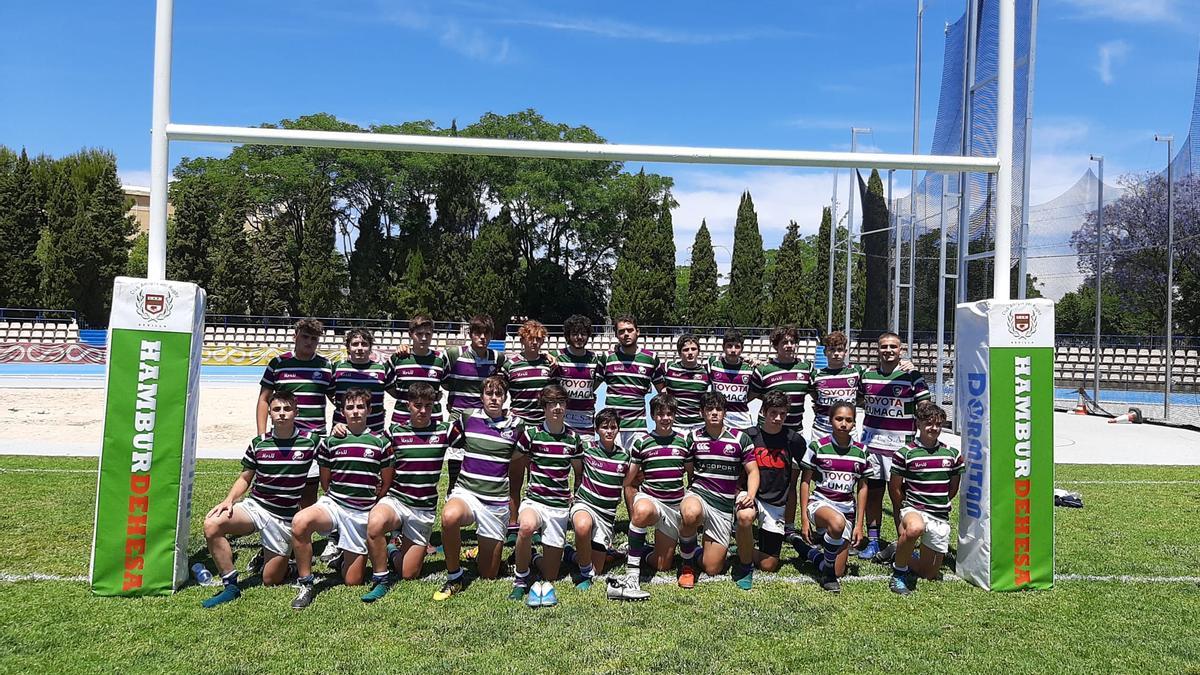 Uno de los equipos del Club de Rugby Málaga.