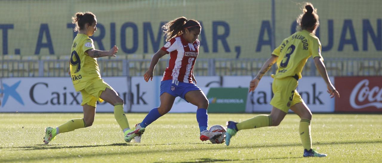 El Villarreal Femenino no pudo con la superioridad del Atlético de Madrid en el Mini.