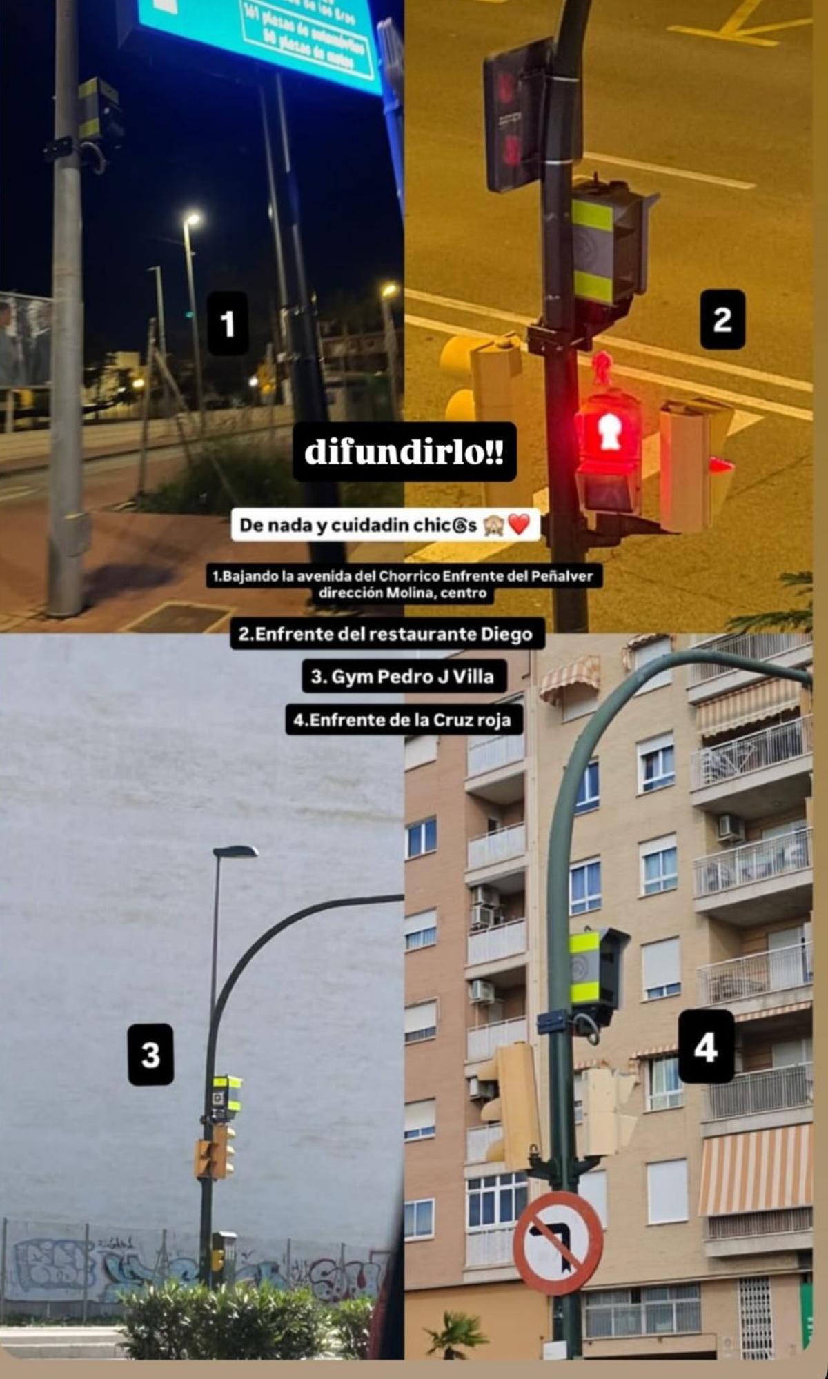 Fotos que han comenzado a circular estos días entre los vecinos.