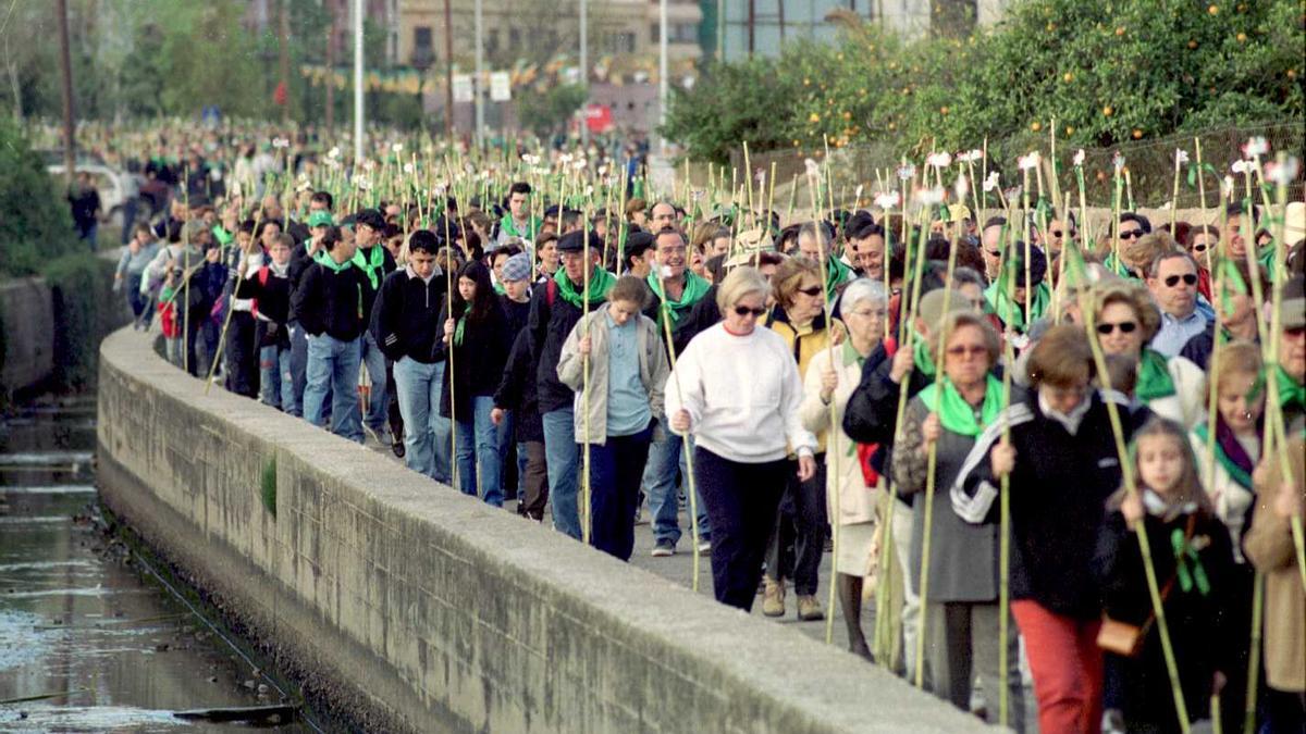 Imagen de la romeria de las fiestas de la Magdalena.