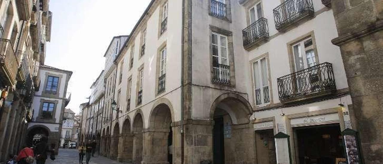 Exterior del edificio que acoge la sede de la CEG. // Xoán Álvarez