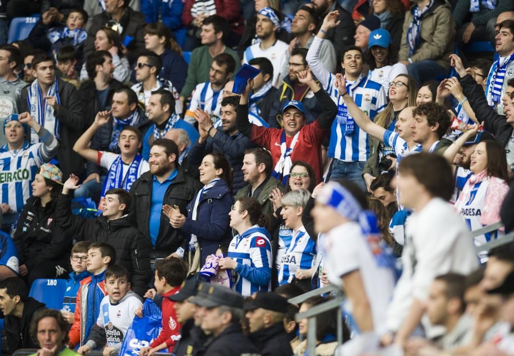 La afición disfrutó del derbi hasta el 0-1