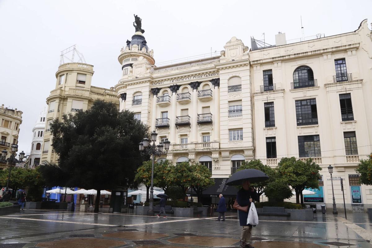 Imagen de archivo de la plaza de las Tendillas.