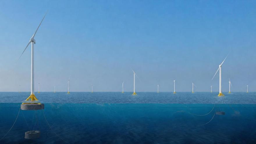 El Puerto de Las Palmas asume el reto de ensamblar un innovador prototipo de aerogenerador flotante de eólica marina