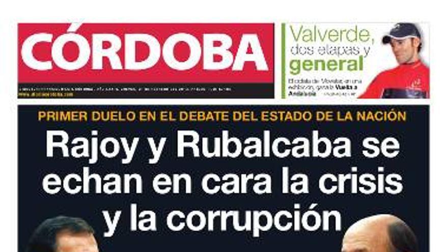 La portada de CÓRDOBA