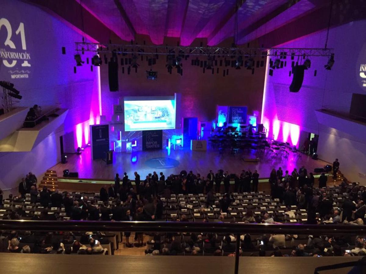 Vista general del auditorio