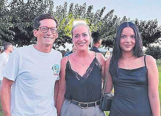 Manu Blanco, Maria Company y Ericka Figaredo.