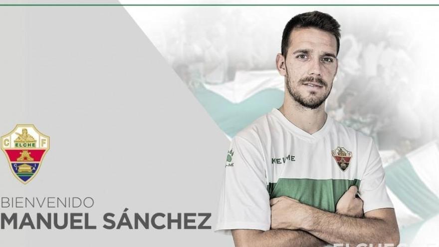 El Elche cierra el fichaje del centrocampista Manolo Sánchez