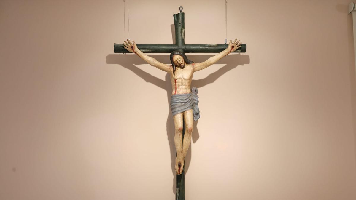 El Cristo Cucrificado de 484 años.