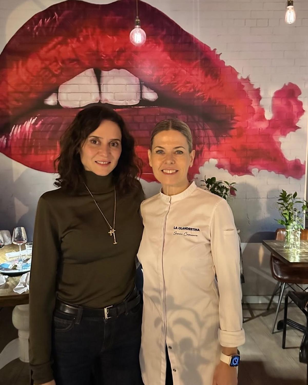 Ayuso se decantaba por uno de los locales mejor valorados por quienes visitan la ciudad, situado en su casco histórico