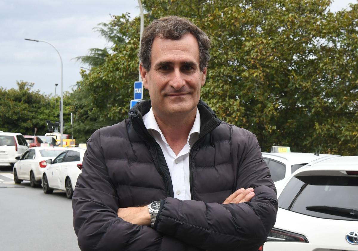 Ricardo Villamisar, presidente de Tele-Taxi en A Coruña