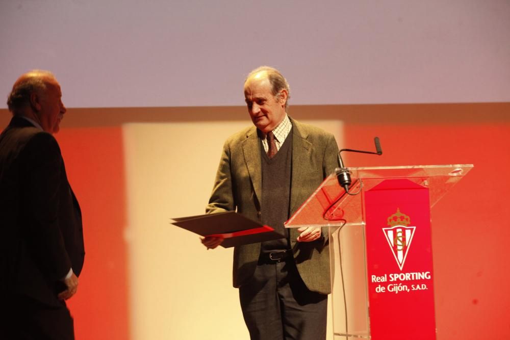 Presentación de la Fundación Escuela de Fútbol de Mareo Real Sporting de Gijón.