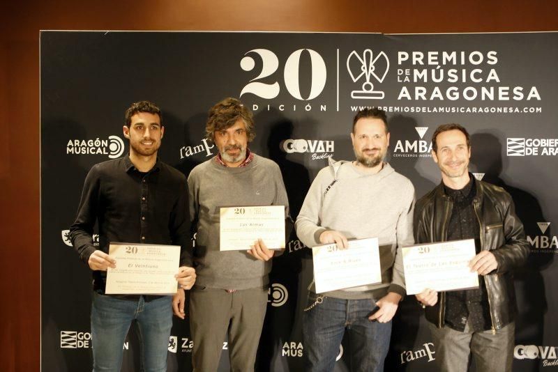 Nominados a los Premios de la Música Aragonesa