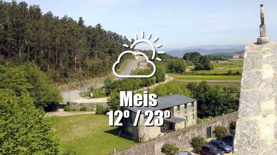 El tiempo en Meis: previsión meteorológica para hoy, lunes 26 de mayo