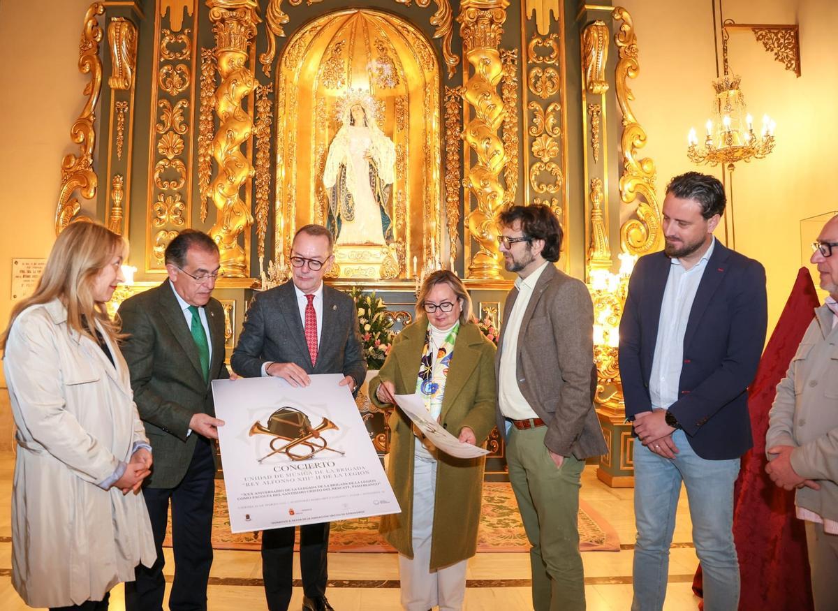 Presentación del concierto, este lunes en la Capilla del Rosario.