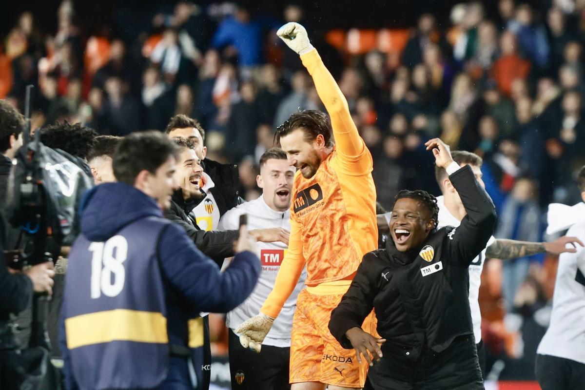 Valencia. Partido de liga Valencia CF vs Deportivo Alavés VLC SPD