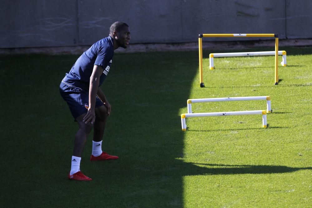 El Valencia CF prepara el partido contra el Legané