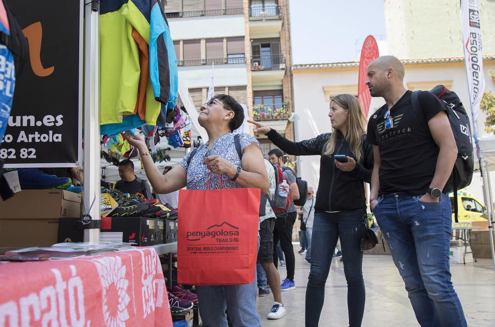 Feria del corredor del mundial de trail en Castelló