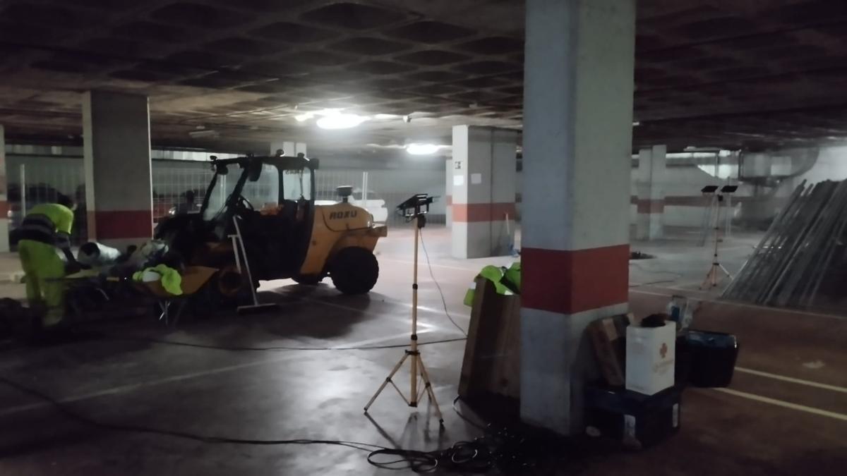 El inicio de las obras.