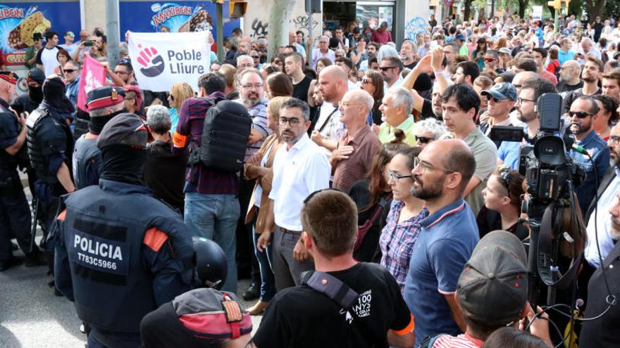 Concentració a Sabadell contra una detenció, aquest dilluns