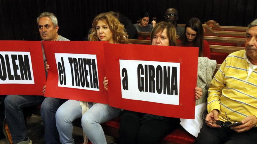 Representants de CCOO al ple de Girona