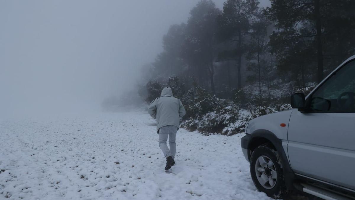 La nieve en el puerto de Ull de Canals