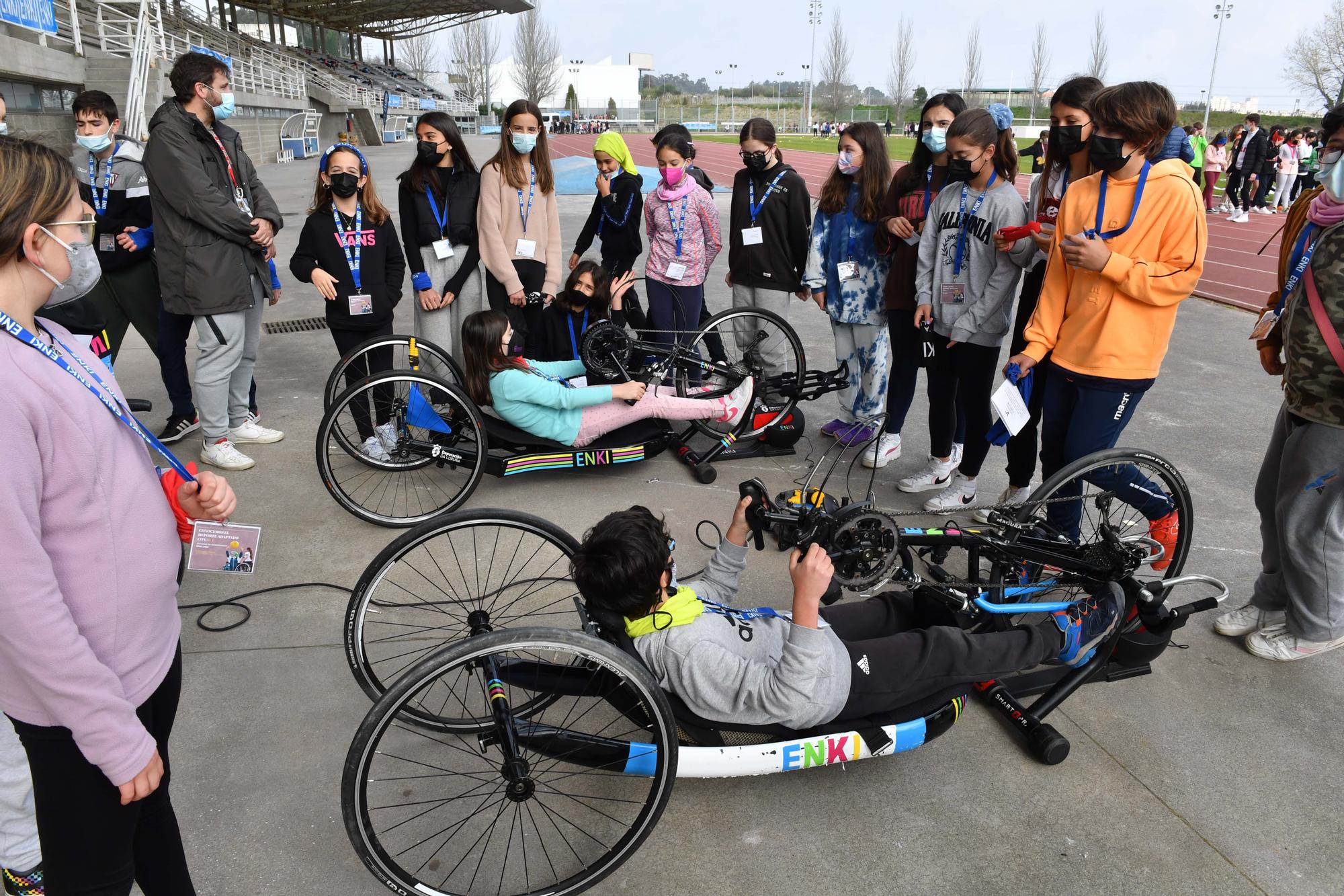 Deporte adaptado para escolares en Elviña