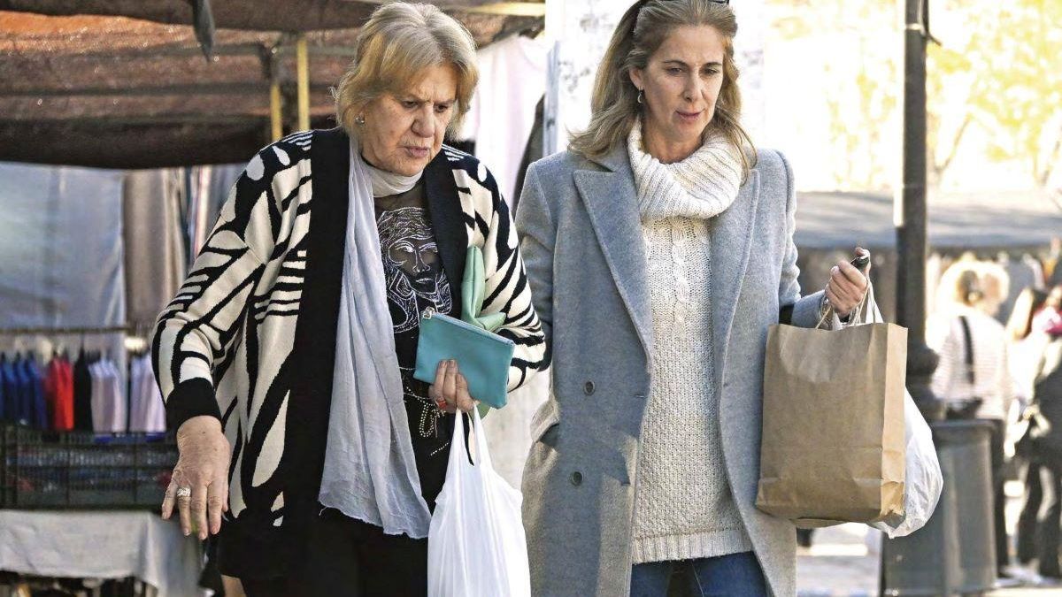 Carmen Janeiro y su madre