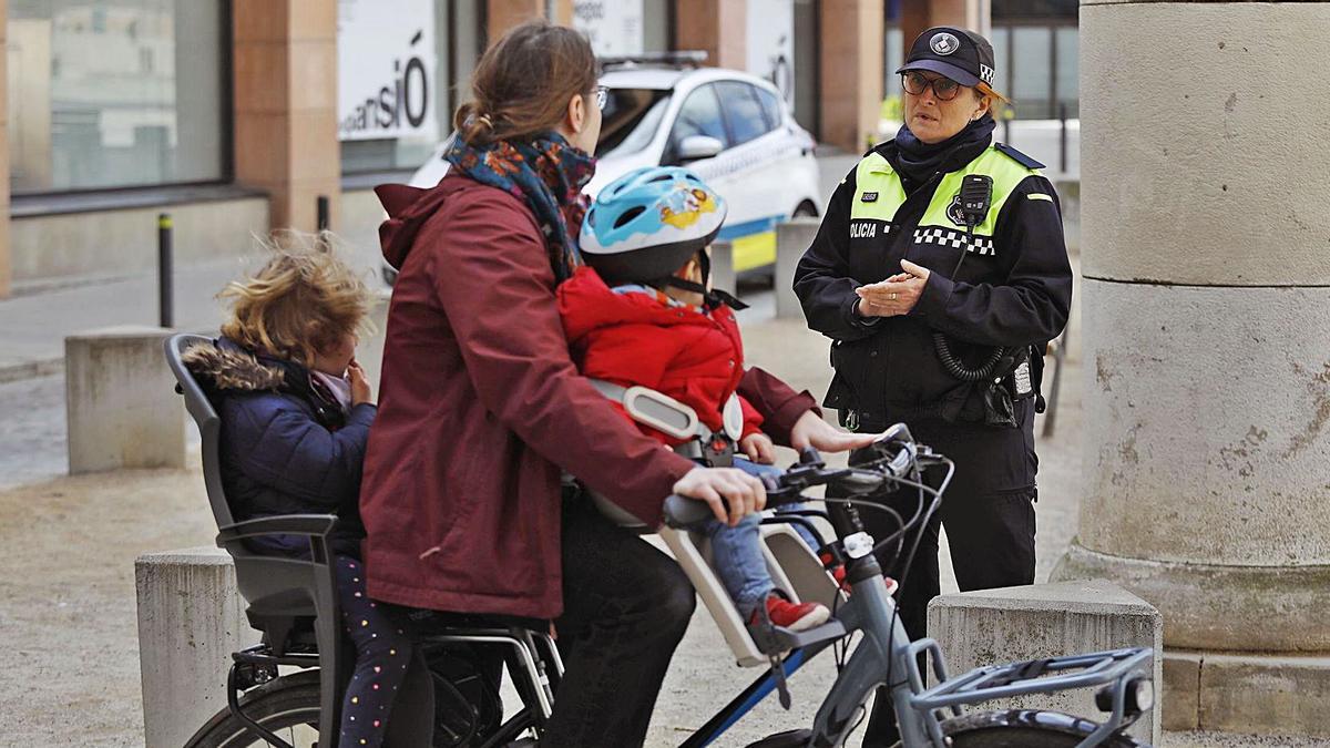 Imatge d’arxiu d’un
dels primers dies de
confinament a la ciutat
de Girona. Aniol resclosa