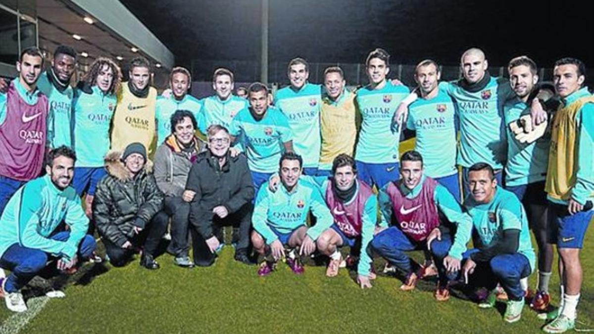 Depeche Mode asiste al entrenamiento del Barça_MEDIA_1