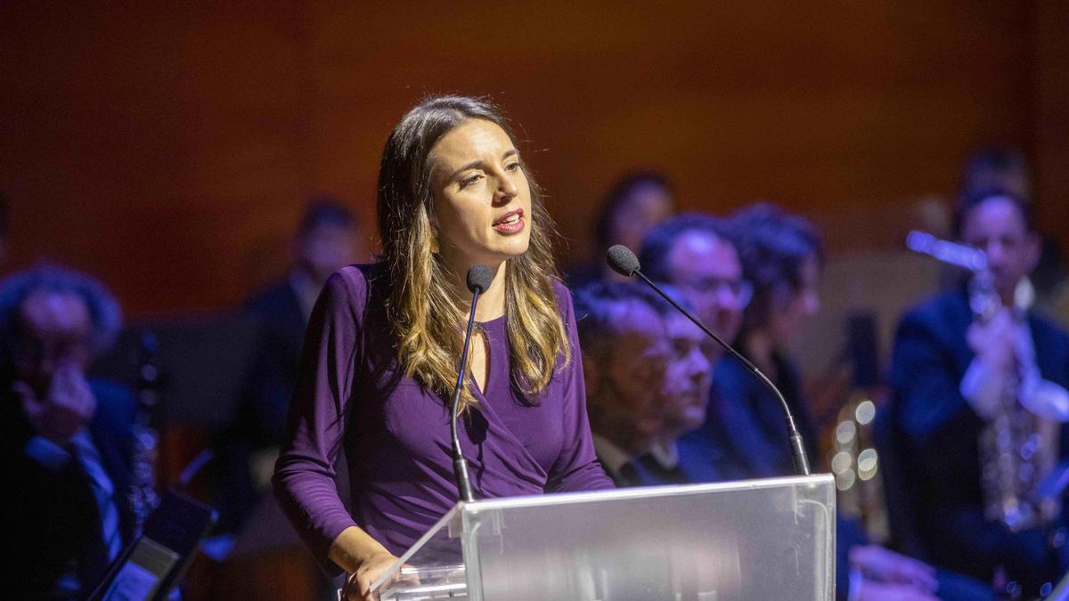 La eurodiputada de Podemos, Irene Montero.