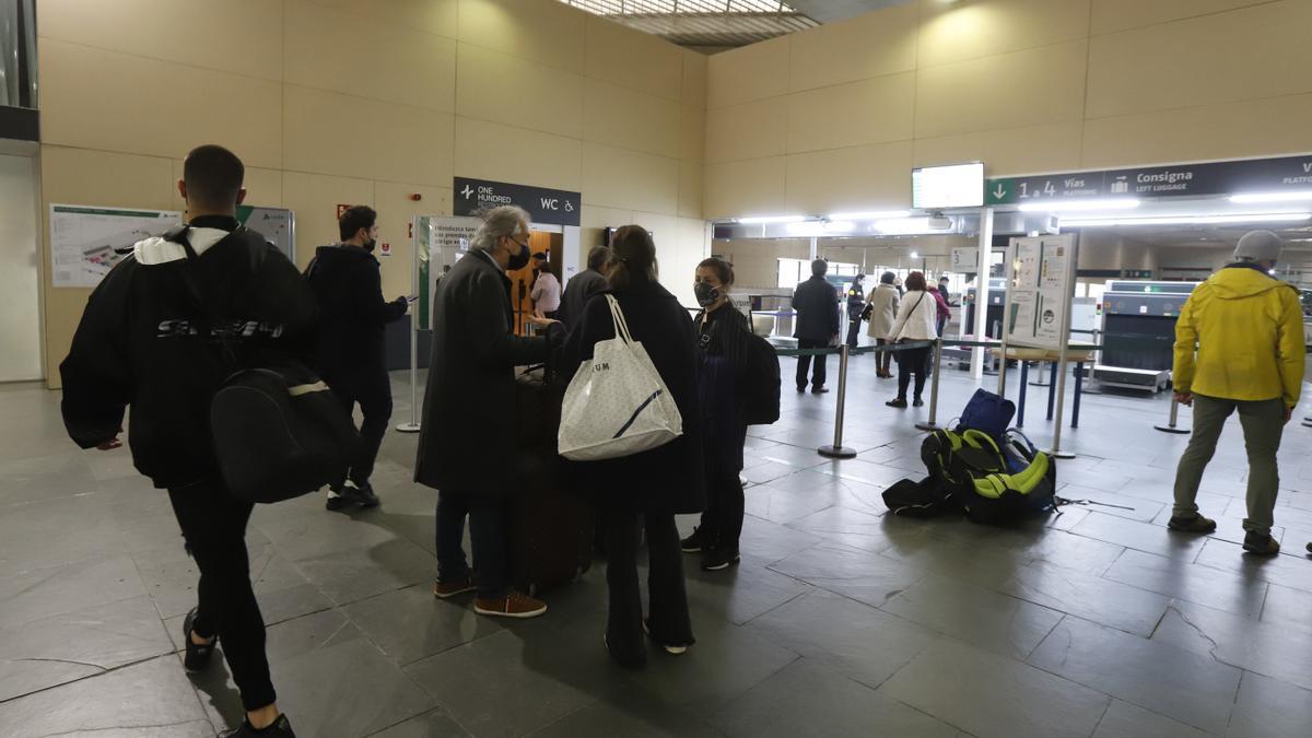 Movimiento en la estación de Delicias el pasado miércoles.