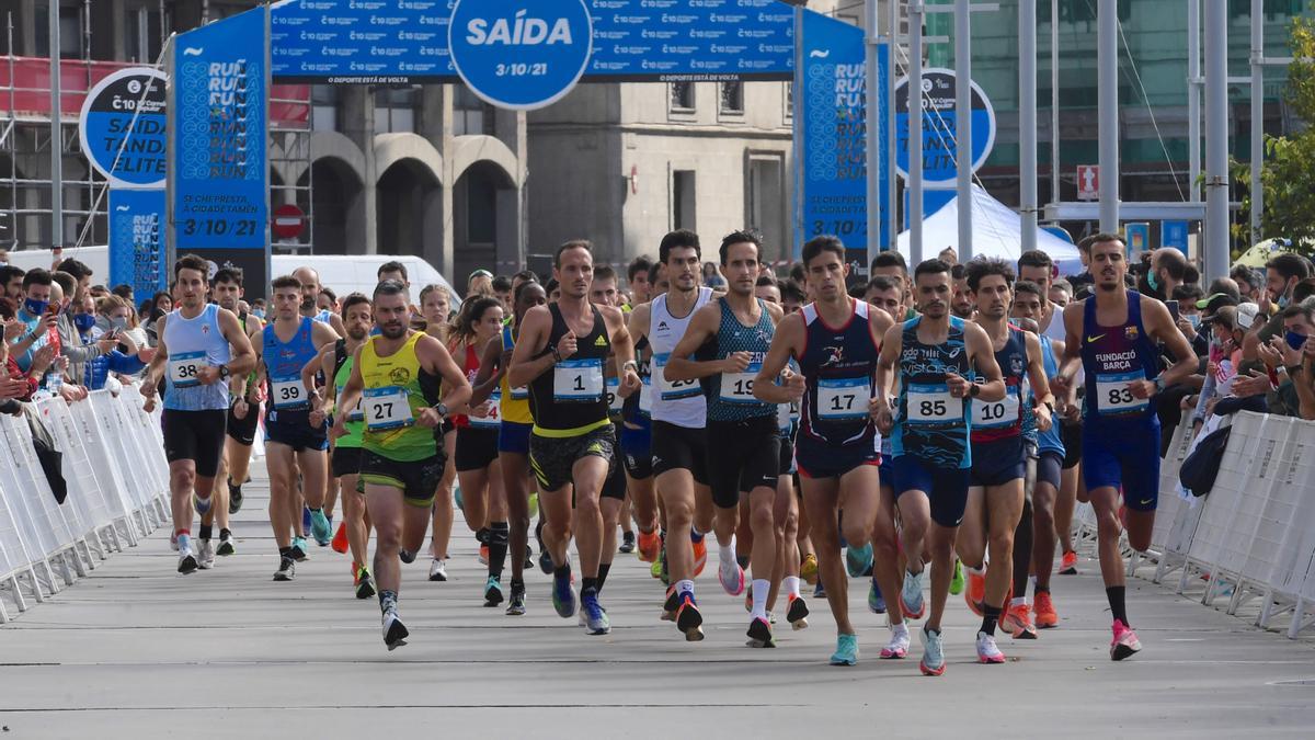 Hassous y Busienei, ganadores en el regreso de Coruña10