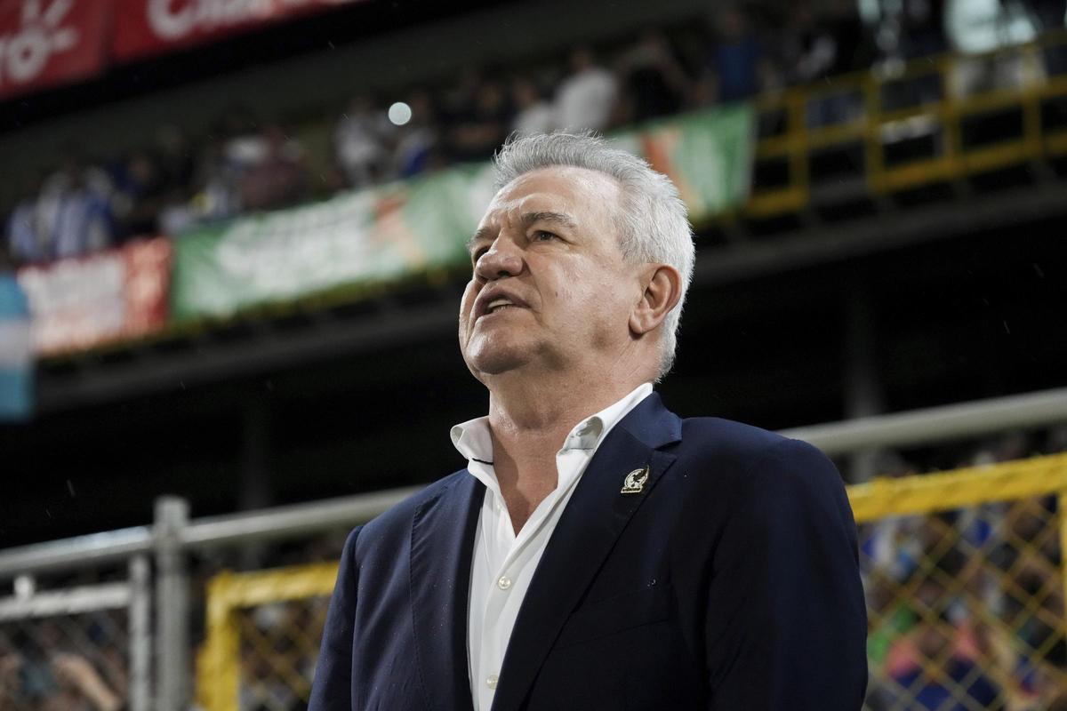 Honduras Mexico Soccer CONCACAF. Aguirre, durante el partido de México en Honduras
