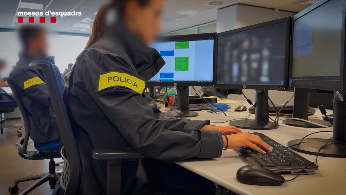 Imagen delitos informáticos Mossos