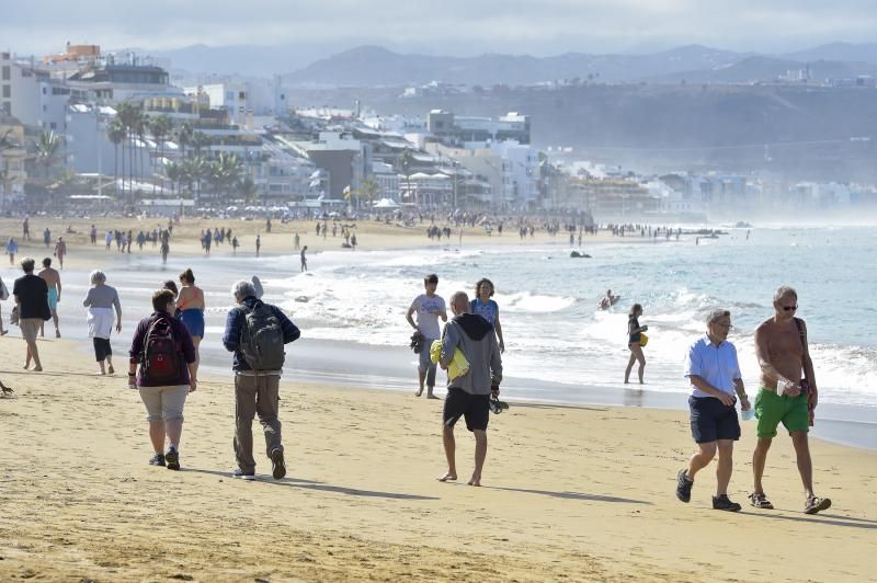 Navidad en la playa de Las Canteras