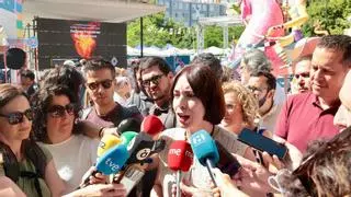 Diana Morant, vista y no vista en las Hogueras de Alicante