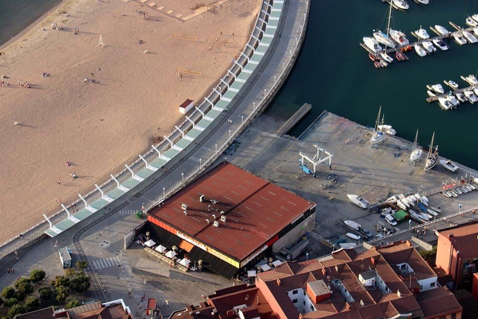 Gijon desde el aire