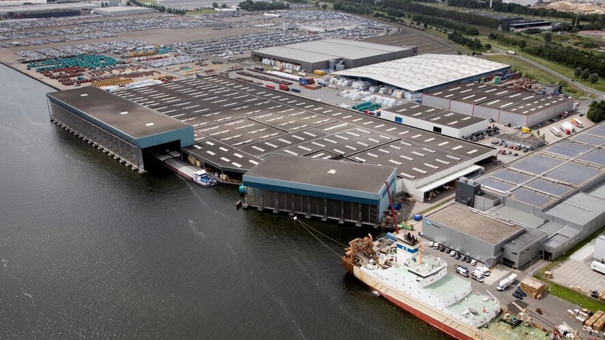 Terminal del puerto de Ámsterdam que gestiona VCK.