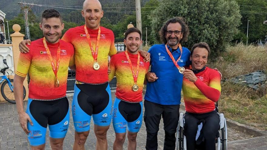 Seis títulos para Baleares en los Nacionales de ciclismo adaptado