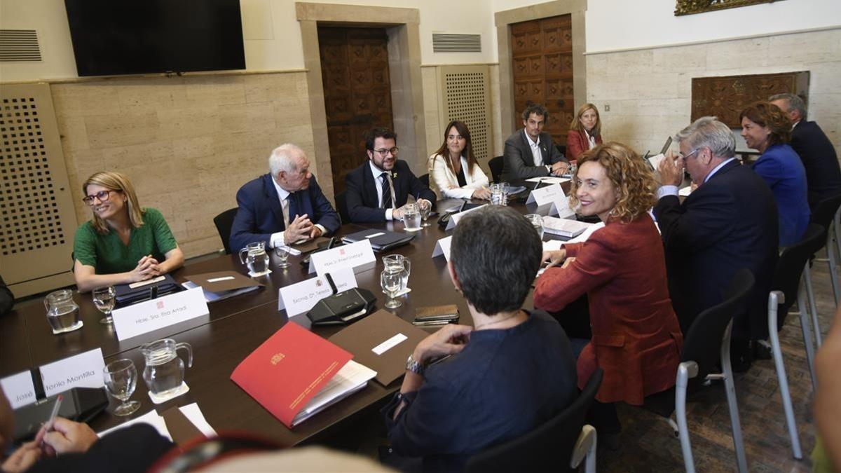 Gobierno y Generalitat reunidos en la Comisión Bilateral